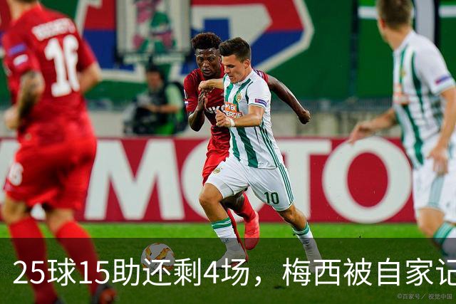 25球15助还剩4场，梅西被自家记者喊话三连MVP